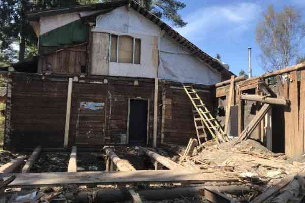 Фото демонтажа дома