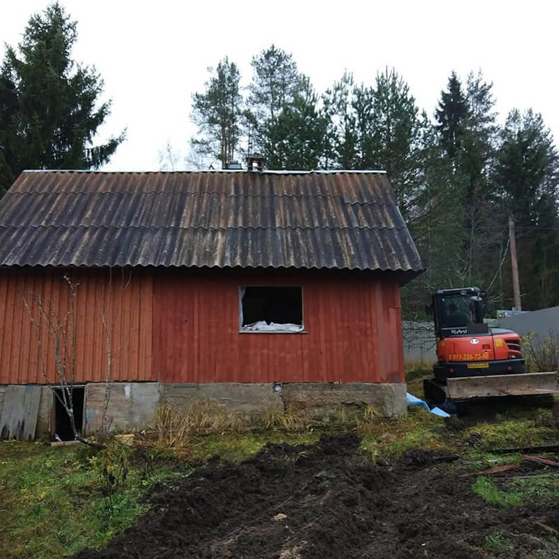 Фото демонтажа дома ДО 0